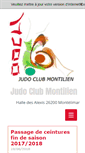 Mobile Screenshot of judo-montelimar.com